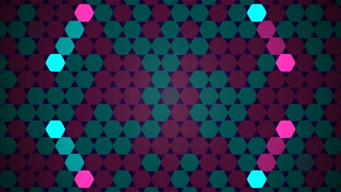 Kinetic Pop Hexagon Neon Pink