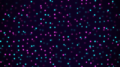 Kinetic Pop Particle Swarm Neon
