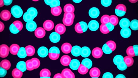 Kinetic Pop Voronoi Cell Neon