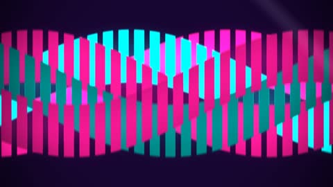 Kinetic Pop Wave Ribbon Neon