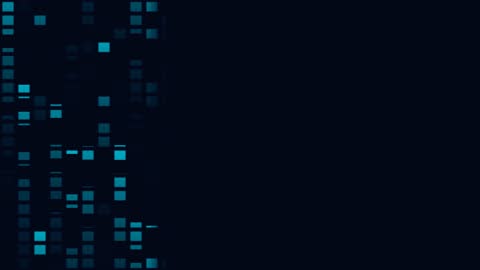 Left Aligned Binary Rain Horizontal
