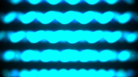 Liquid Blue Metal Abstract Vertical