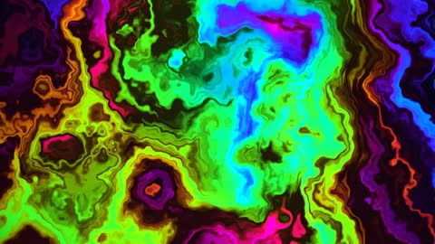 Liquid Chrome Rainbow Abstract Background