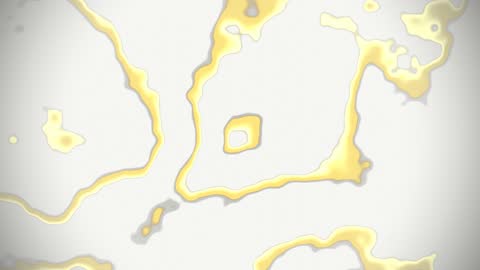 Liquid Gold Topographic Contour Lines
