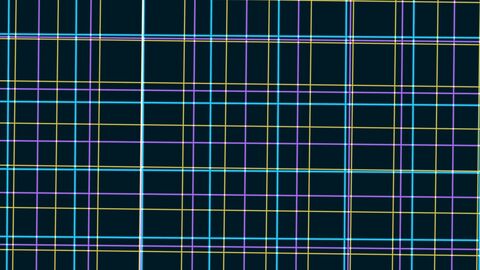 Looping Abstract Geometric Parallax Lines