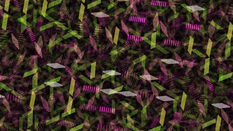 Low Poly Cyber Shredded Fragments