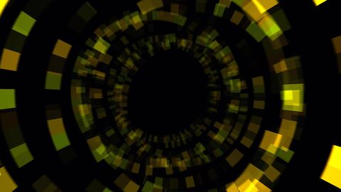 Low Poly Dark Cyber Orbit