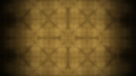Luminous Antique Golden Fractal Ornament