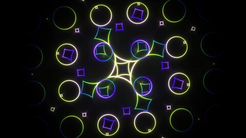 Luminous Bloom Layered Background Horizontal