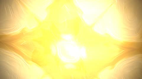 Luxury Gold Fractal Waves Horizontal