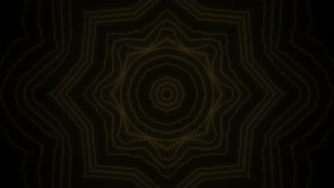 Luxury Golden Celestial Compass Fractal