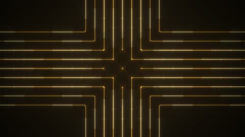 Luxury Golden Circuit Motherboard Fractal
