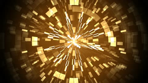 Luxury Golden Particle Fountain Loop