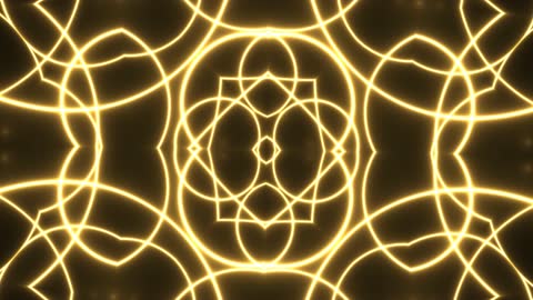 Luxury Golden Silk Lace Fractal