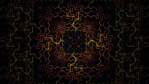 Luxury Molten Gold Gear Fractal