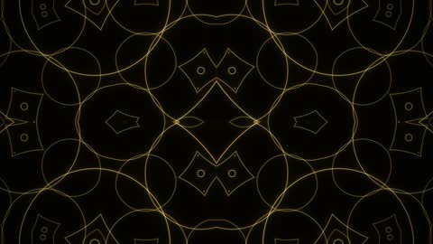 Luxury Rhythmic Golden Pulse Fractal