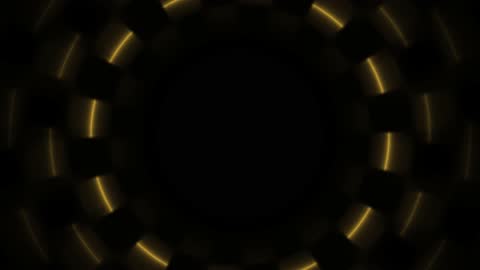 Majestic Golden Lattice Void Fractal