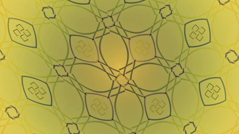 Massive Golden Infinite Knot Horizontal