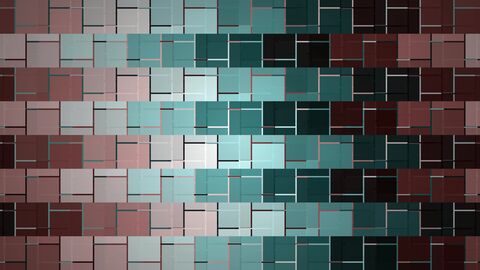 Mechanical Sliding Mosaic Puzzle Horizontal