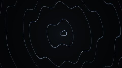 Metal Wave Tunnel Abstract Background