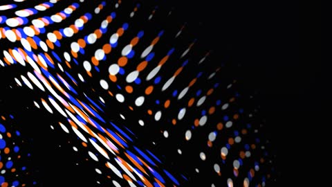 Modern Abstract Chromatic Asymmetry Horizontal