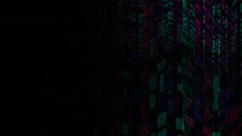 Modern Abstract Cyber Data Stream