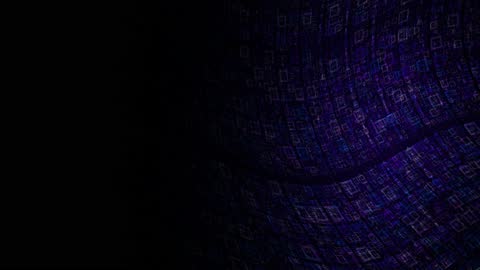 Modern Abstract Digital Binary Cloud