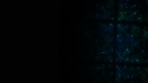 Modern Abstract Digital Geometric Crystal