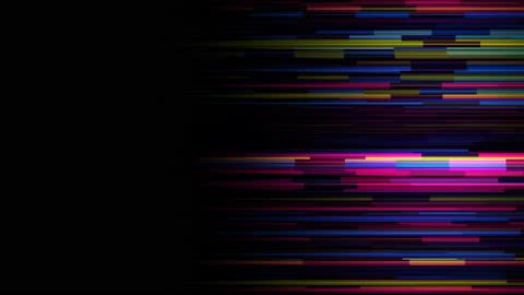 Modern Abstract Digital Glitch Stripes