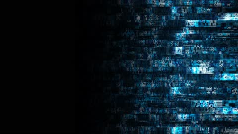 Modern Abstract Digital Glitch Text