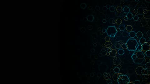 Modern Abstract Digital Hexagon Honeycomb