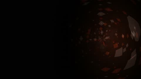 Modern Abstract Digital Kinetic Shatter