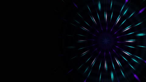 Modern Abstract Digital Mandala Horizontal