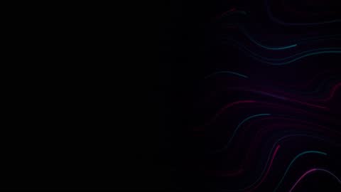 Modern Abstract Digital Neon Wires