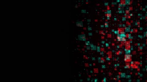 Modern Abstract Digital Pixel Disintegration