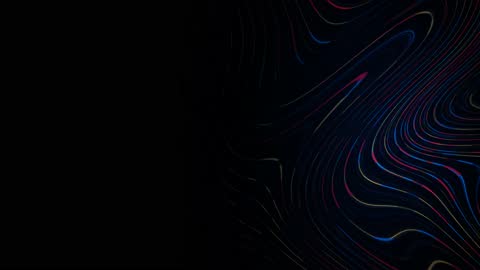 Modern Abstract Digital Vector Ribbons