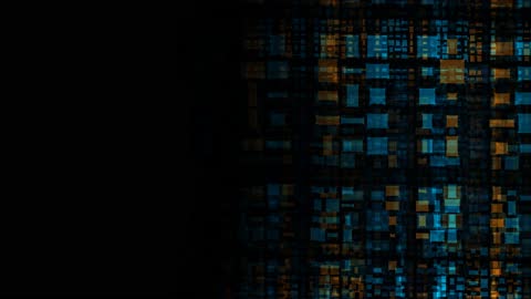Modern Abstract Geometric Data Grid