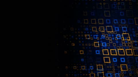 Modern Abstract Geometric Digital Void