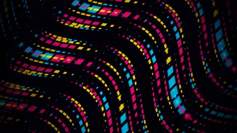 Modern Abstract Linear Wavefront Horizontal