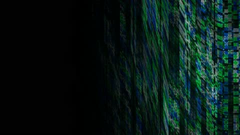 Modern Abstract Matrix Glitch Stream