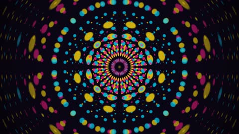 Modern Abstract Pulse Tunnel Horizontal