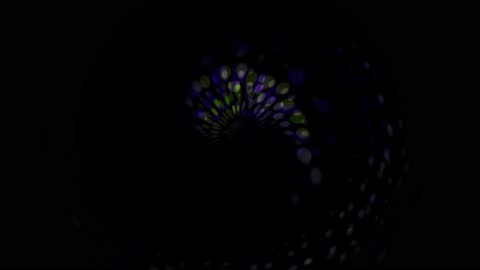 Modern Abstract Radial Spiral Flow