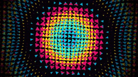 Modern Abstract Spherical Lens Wavefront