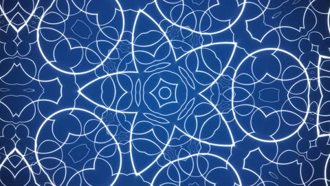 Modern Blue Abstract Geometric Technology