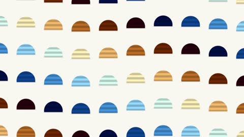 Modern Pastel Sunset Geometric Seamless