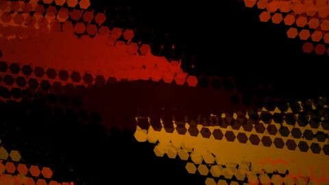 Molten Hexagon Melt Horizontal 30fps
