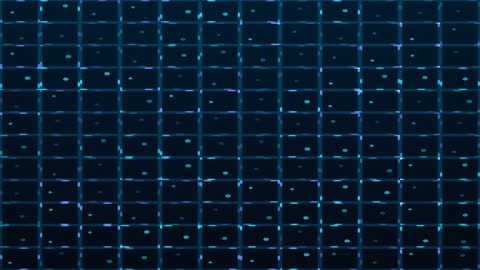 Neon Circuit Flow Grid Horizontal