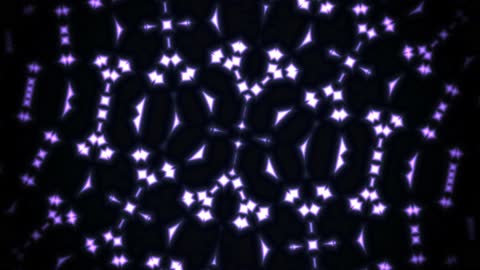 Neon Fractal Pulse Object Horizontal
