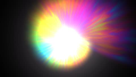 Neon Fractal Tunnel Horizontal 30fps