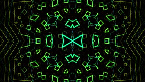 Neon Pop Fractal Dance Floor